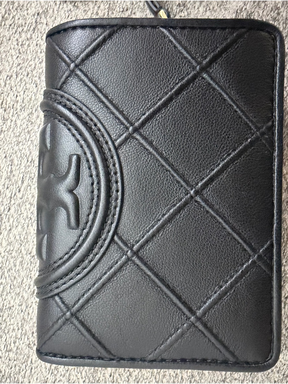 Tory Burch Fleming Soft Bi-Fold Wallet in black